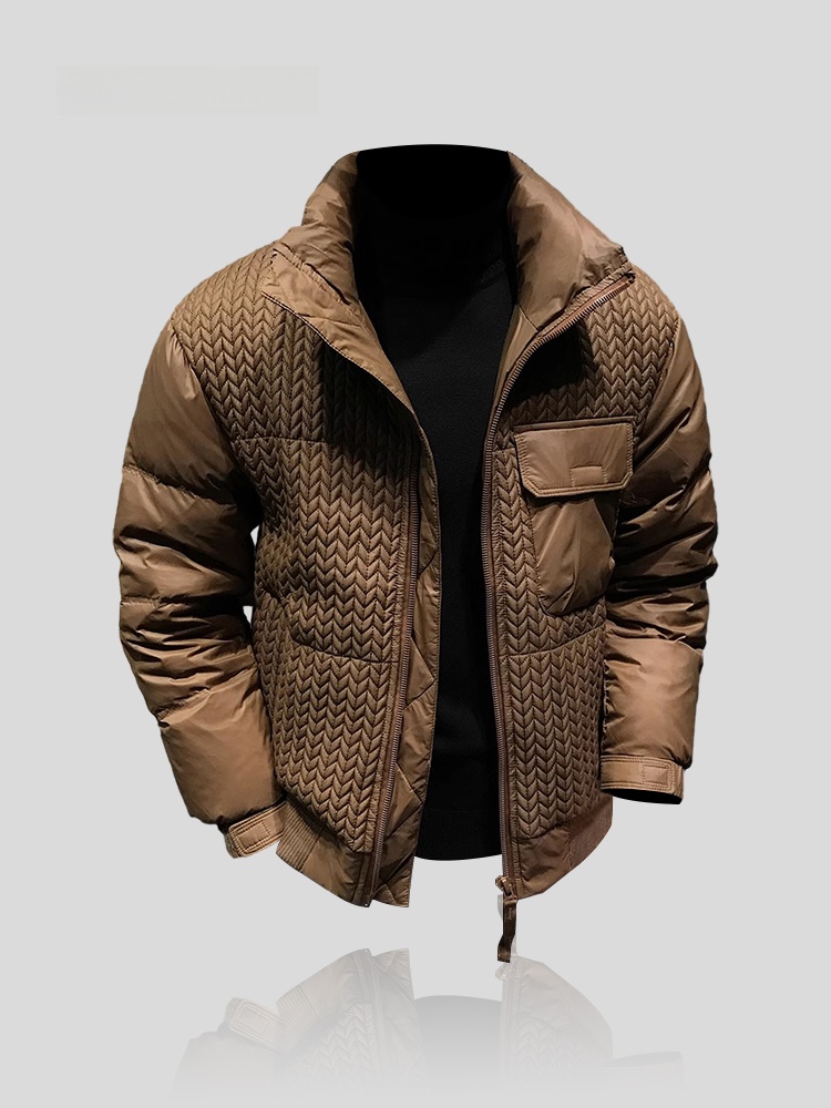 Winter Sun Clothing - Veste décontractée en duvet pour hommes,