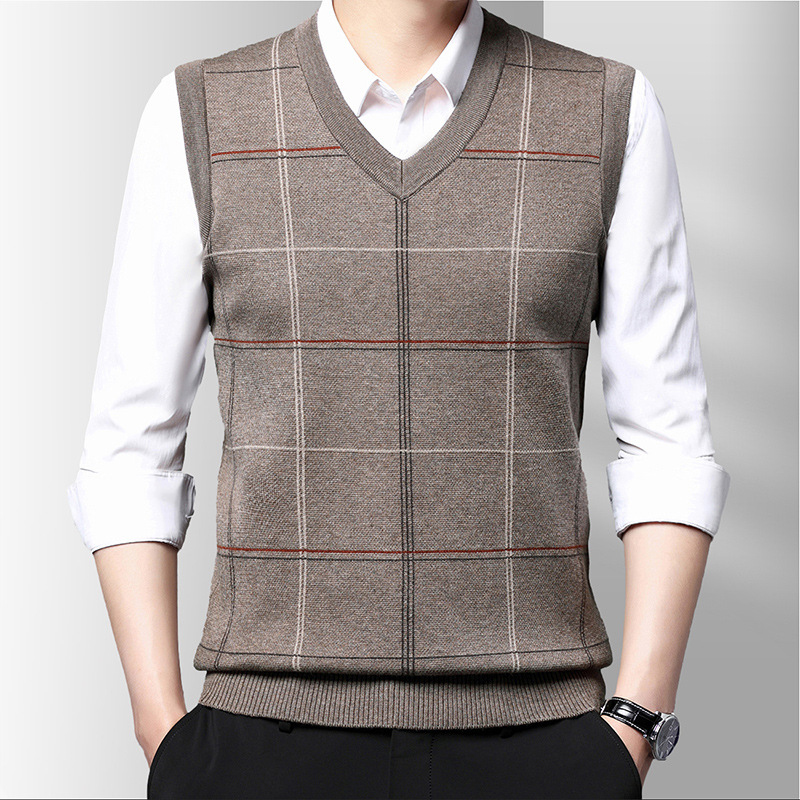 Winter Clothing Men Style - Automne hiver hommes pull tricoté gilet
