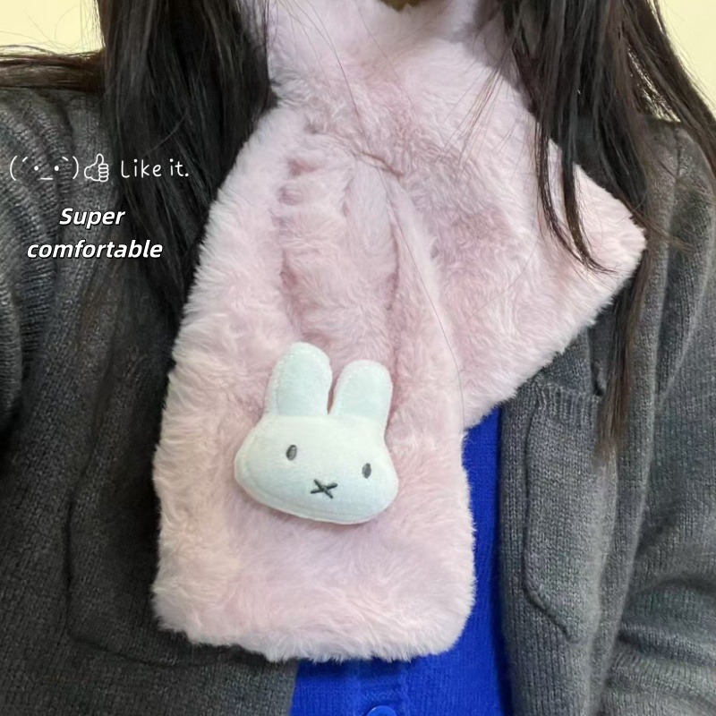 Winter Clothing Accessories - Écharpe blanche Miffy | Cache-cou polyvalent