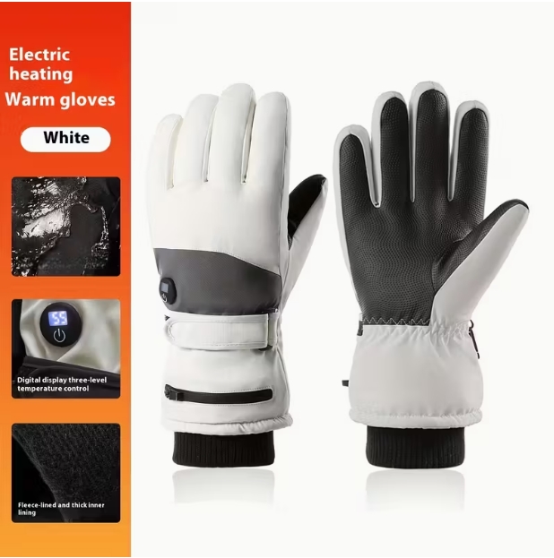 Heated Gloves Electric - Gants chauffants électriques d'hiver pour hommes,