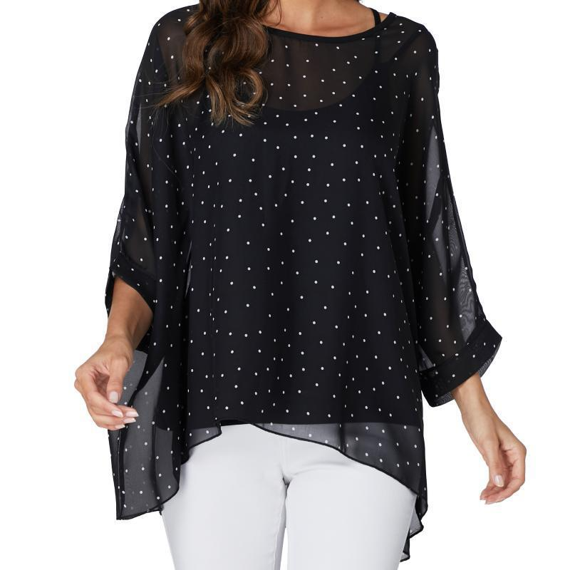 Winter Sun Clothing - Chemise bohème en mousseline de soie