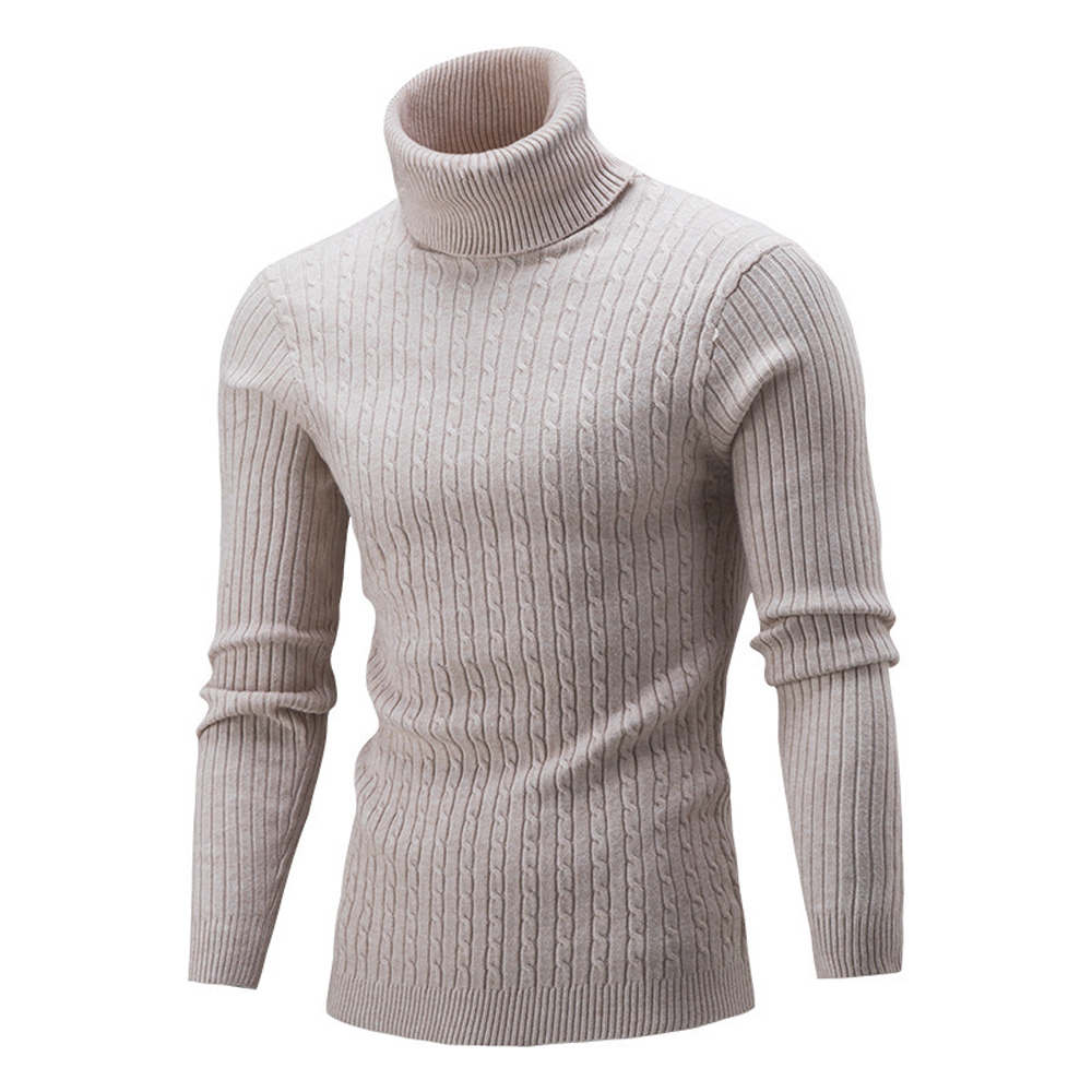 Winter Clothing Men Style - Pull à col roulé cargo pour