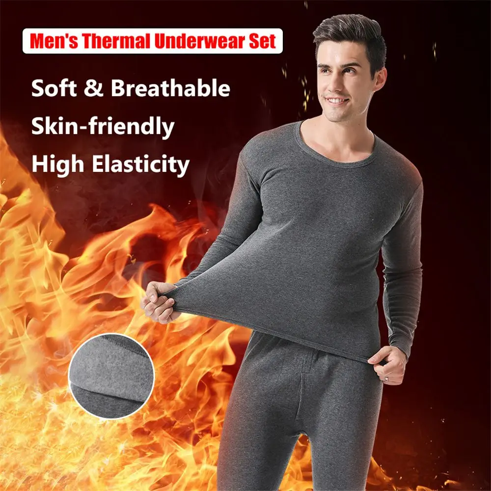 Winter Clothing Line - Ensemble de sous-vêtements thermiques pour hommes,