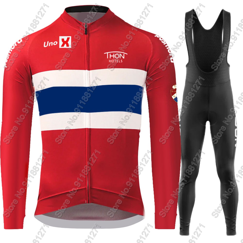 Winter Clothing Norway - Maillot de cyclisme de l'équipe nationale