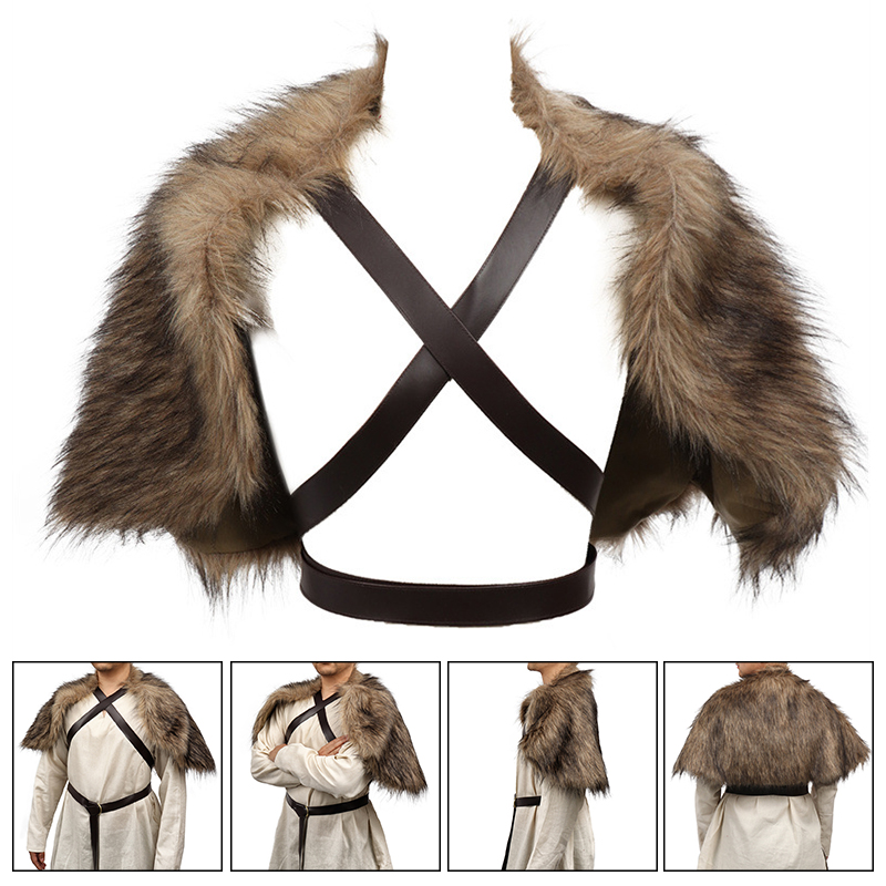Winter Clothing Accessories - Cape Viking avec col en fausse