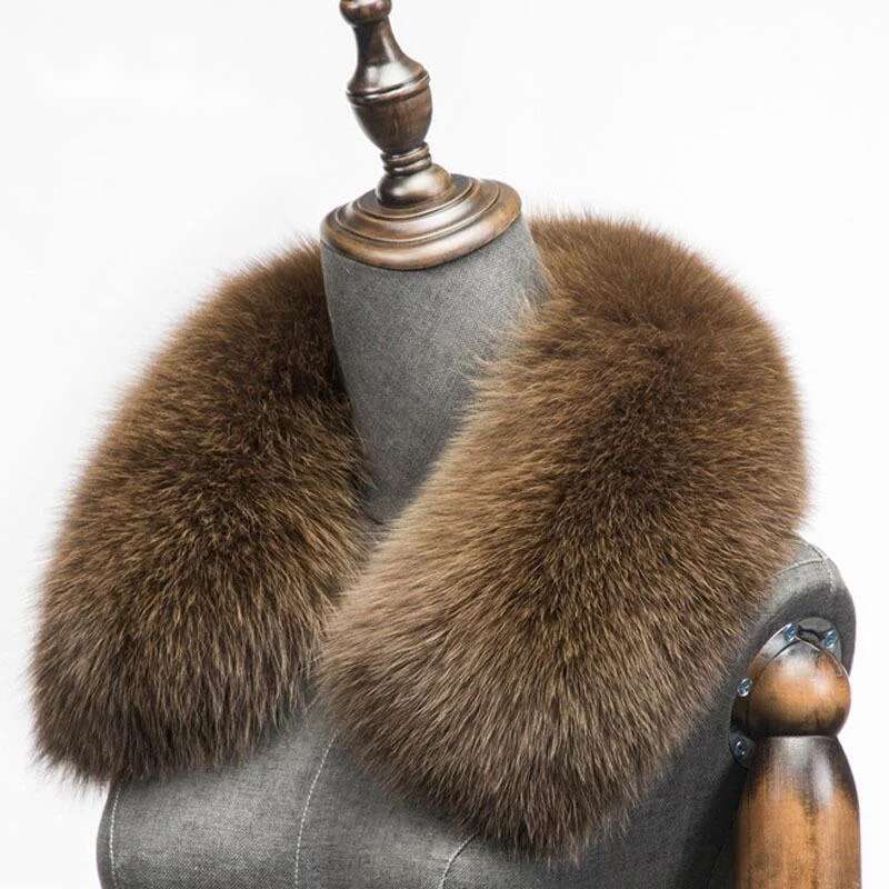 Winter Clothing Accessories - Hiver naturel fourrure de renard écharpe