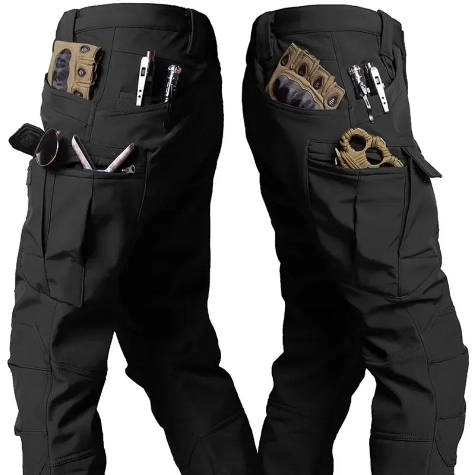 Winter Clothing Gear - Pantalon cargo tactique en polaire imperméable
