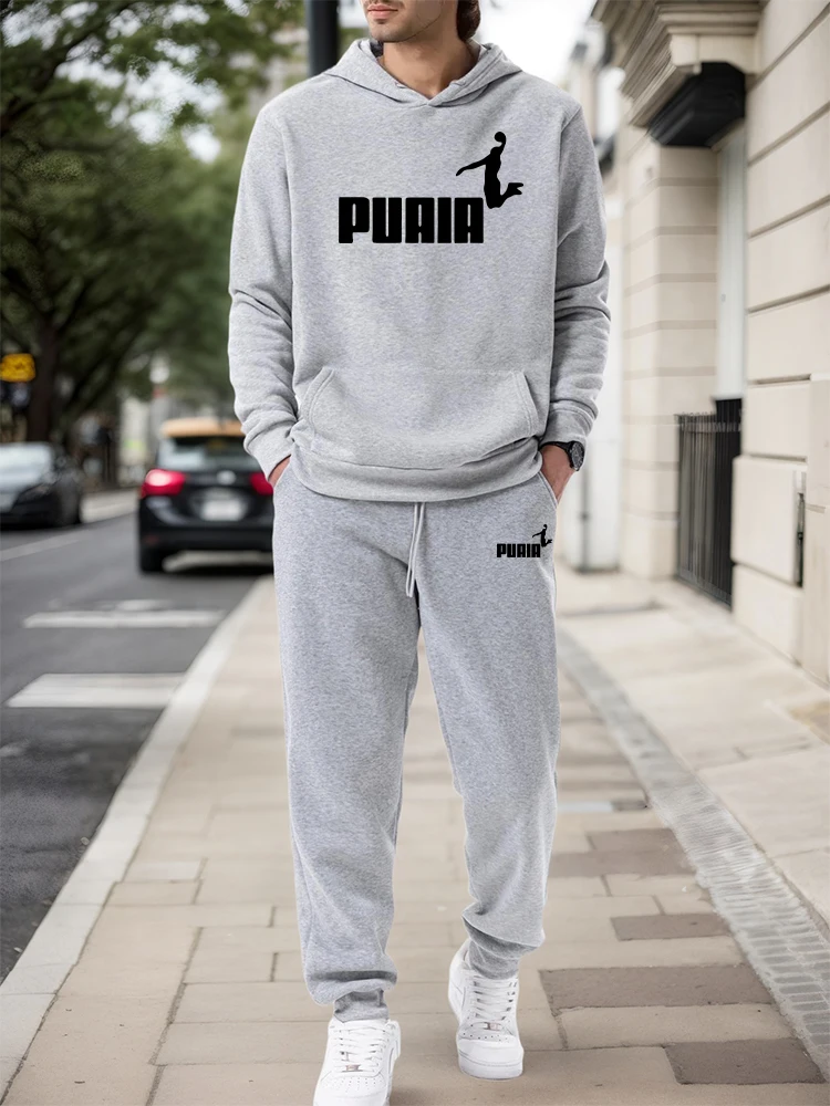 Winter Clothing Gear - Ensemble Homme/Haut à Capuche/Pantalon 2026 Automne