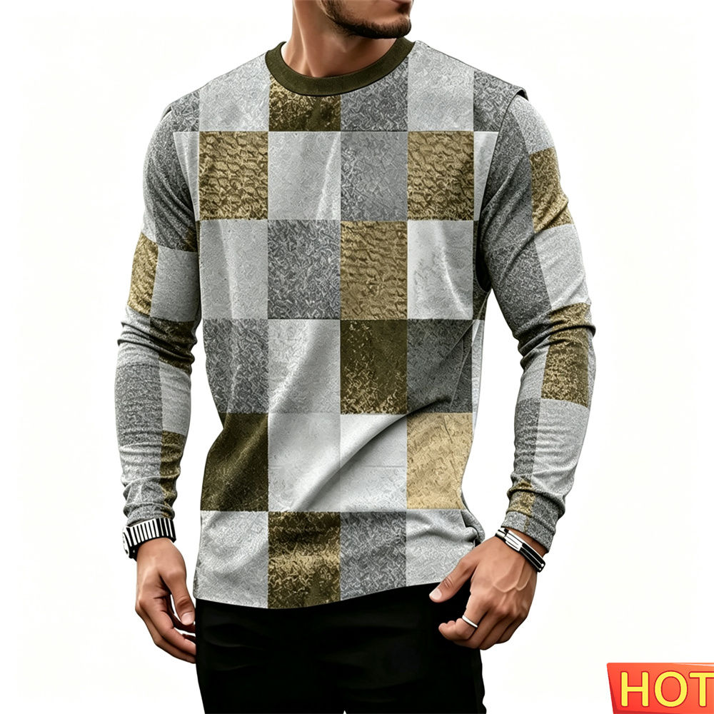 Winter Sun Clothing - T-shirt à manches longues pour hommes,