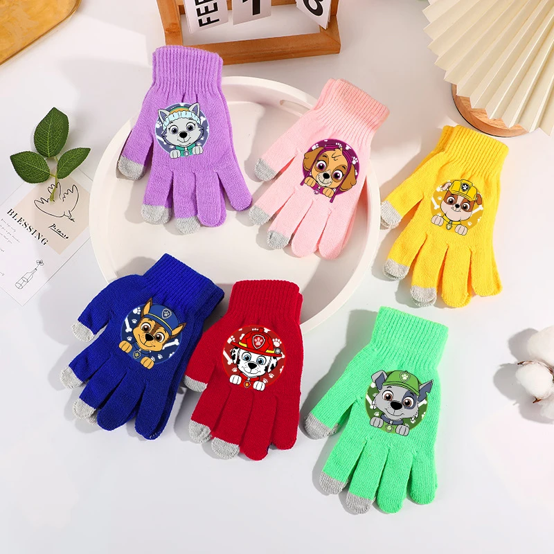 Winter Clothing Accessories - Gants Pat Patrouille, motif dessin animé