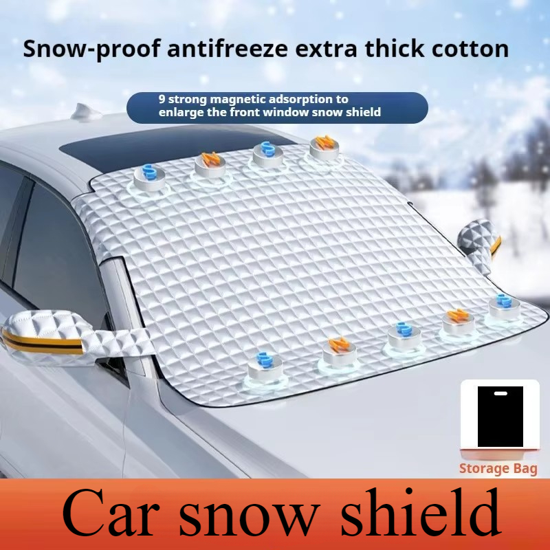 Winter Sun Clothing - Bouclier de neige épais pour voiture,