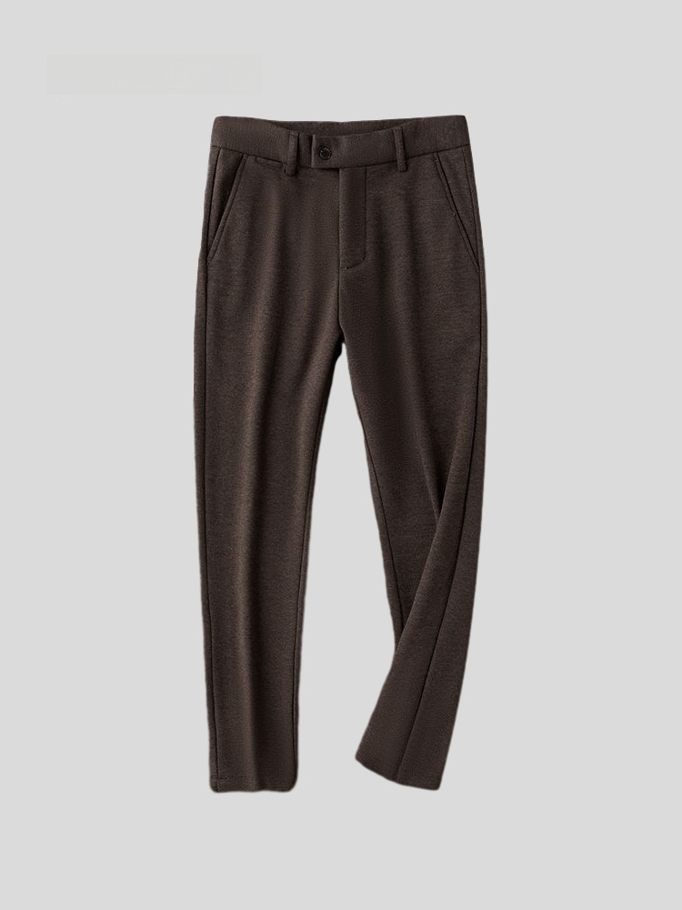 Winter Sun Clothing - Pantalon en molleton épais pour hommes,