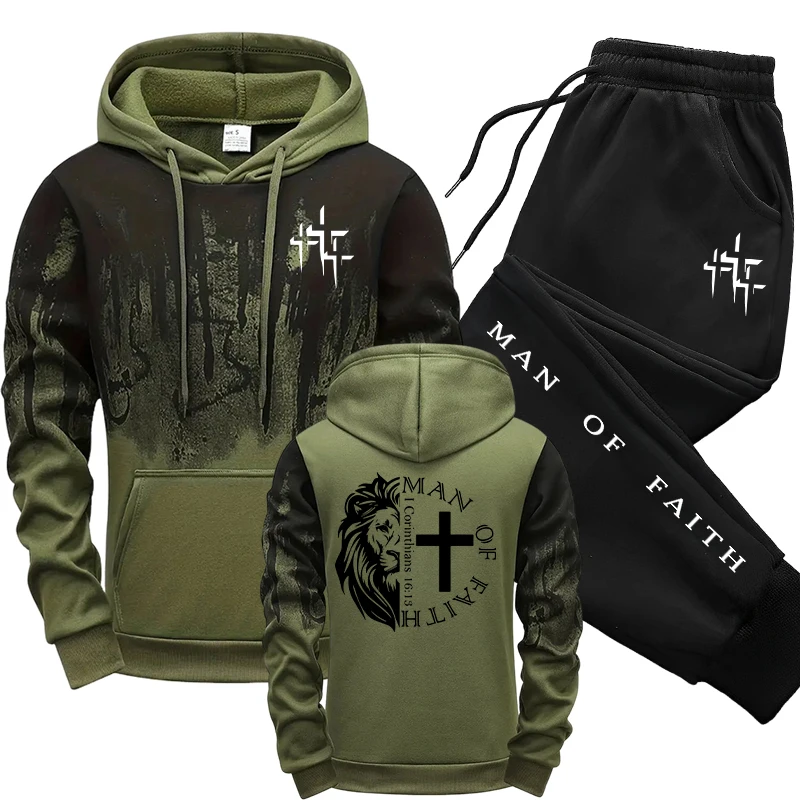 Winter Clothing Gear - Ensemble homme motif Homme de Foi