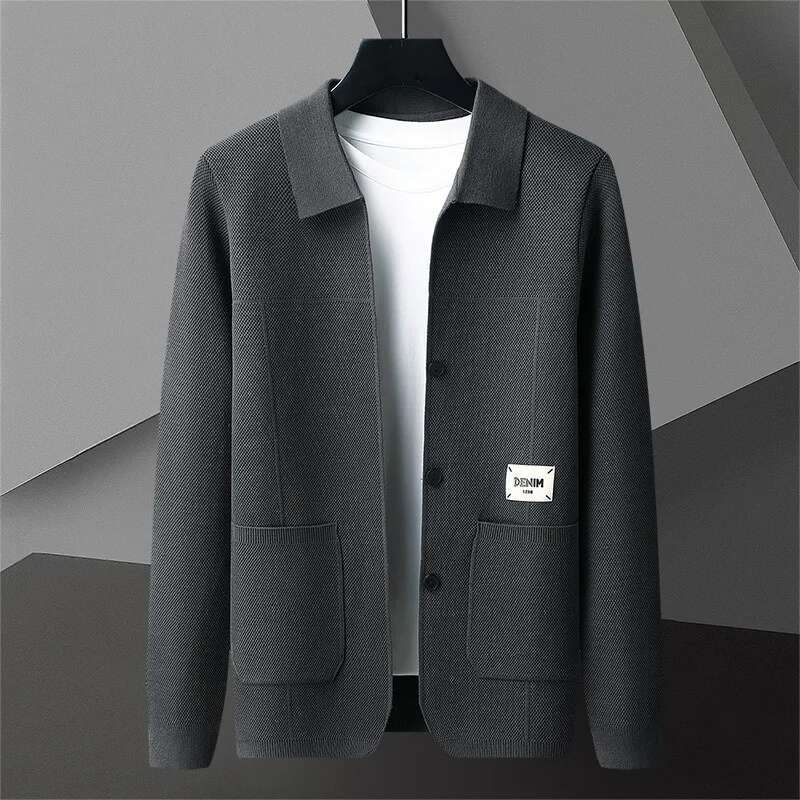 Cardigan à manches longues de  - Winter Clothing Men Style avis et prix