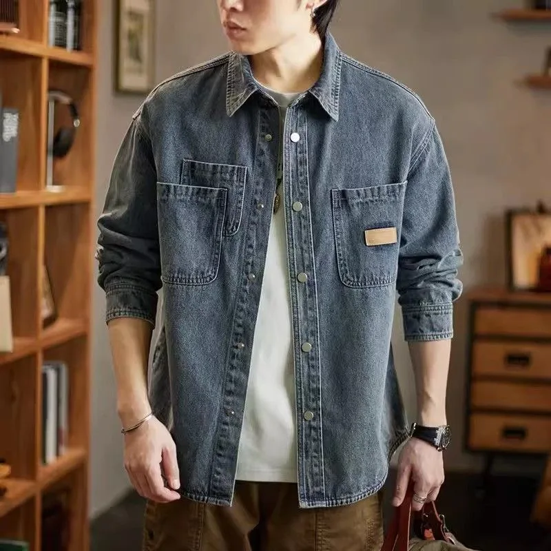 Veste en jean pour hommes, bou - Winter Clothing Men Style avis et prix
