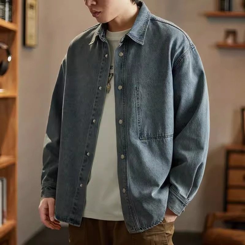 Veste en jean pour hommes, bou - Winter Clothing Men Style avis et prix
