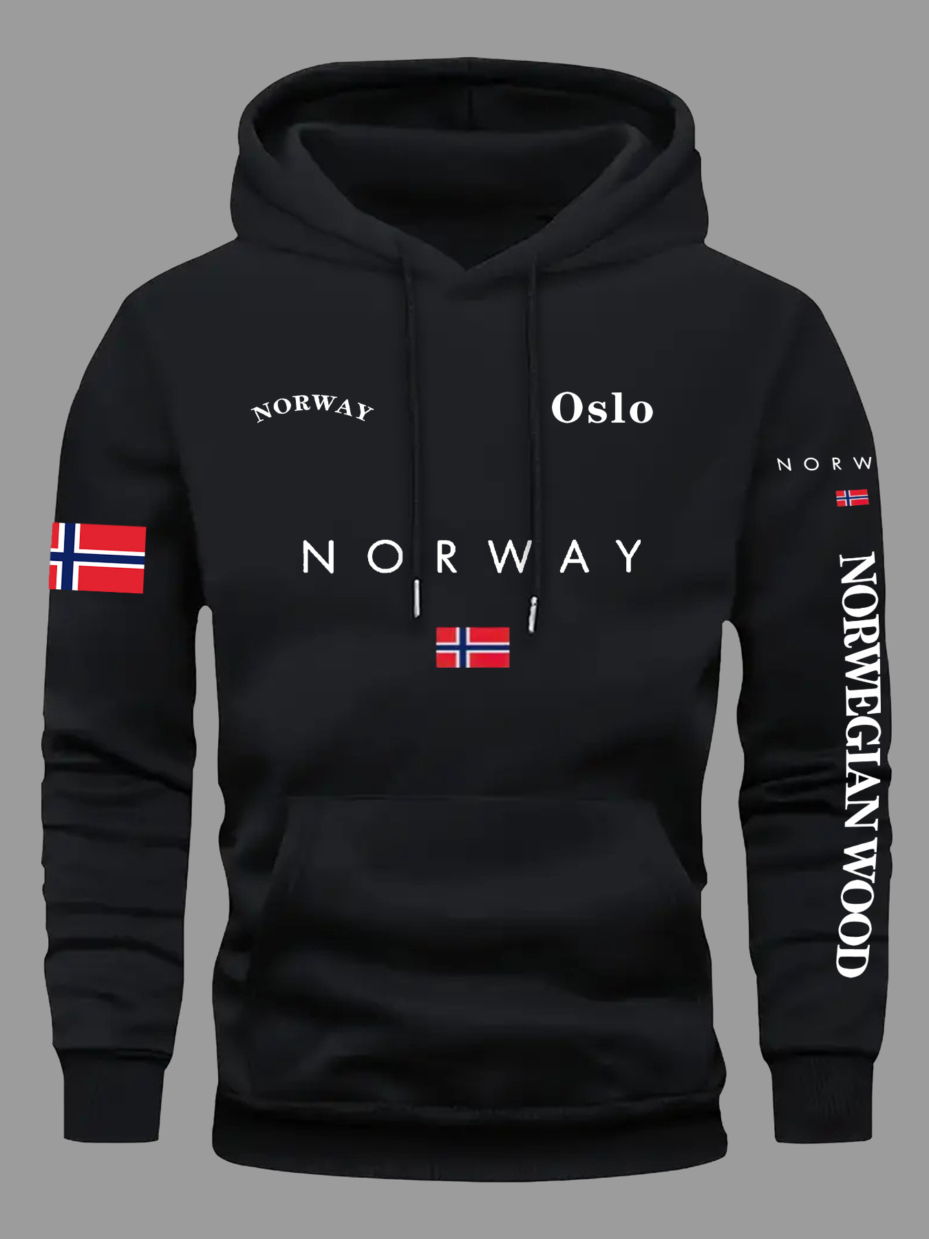 Sweat-shirt à capuche avec dra - Winter Clothing Norway avis et prix