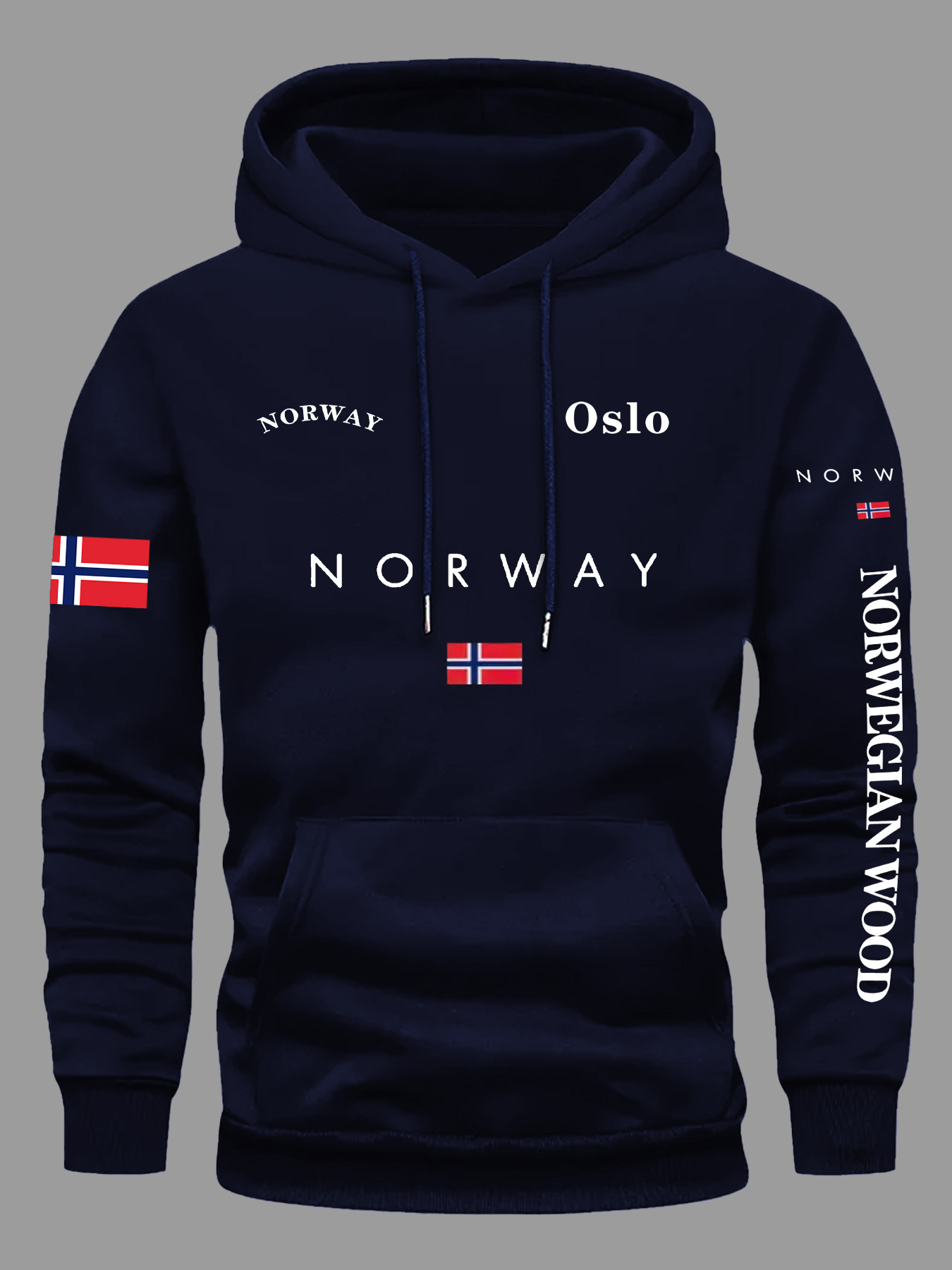Sweat-shirt à capuche avec dra - Winter Clothing Norway avis et prix
