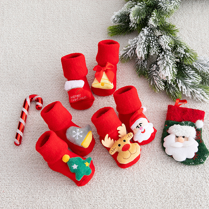 Chaussettes de Noël épaisses e - Winter Clothing Newborn avis et prix
