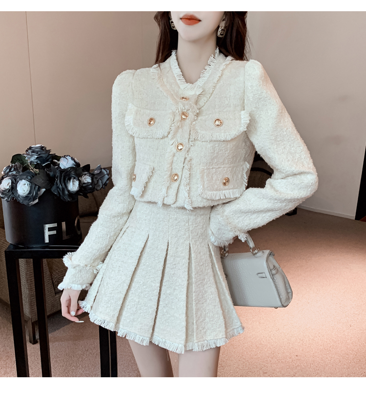 Ensemble veste et jupe à carre - Winter Clothing Line avis et prix