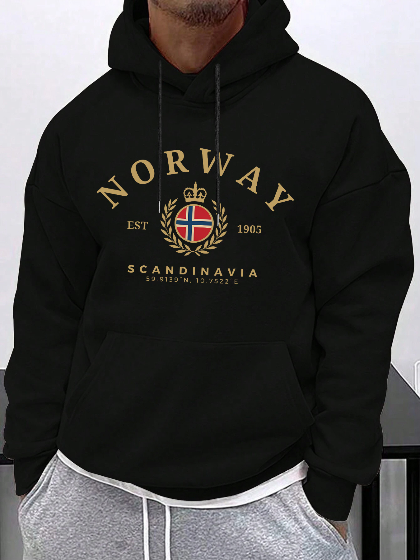 Sweat-shirt à capuche pour hom - Winter Clothing Norway avis et prix