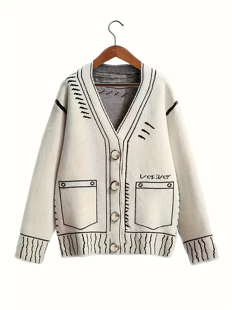Cardigan boutonné grande taill - Winter Clothing Line avis et prix