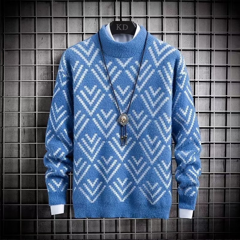 Pull chaud en peluche coupe co - Winter Clothing Men Style avis et prix