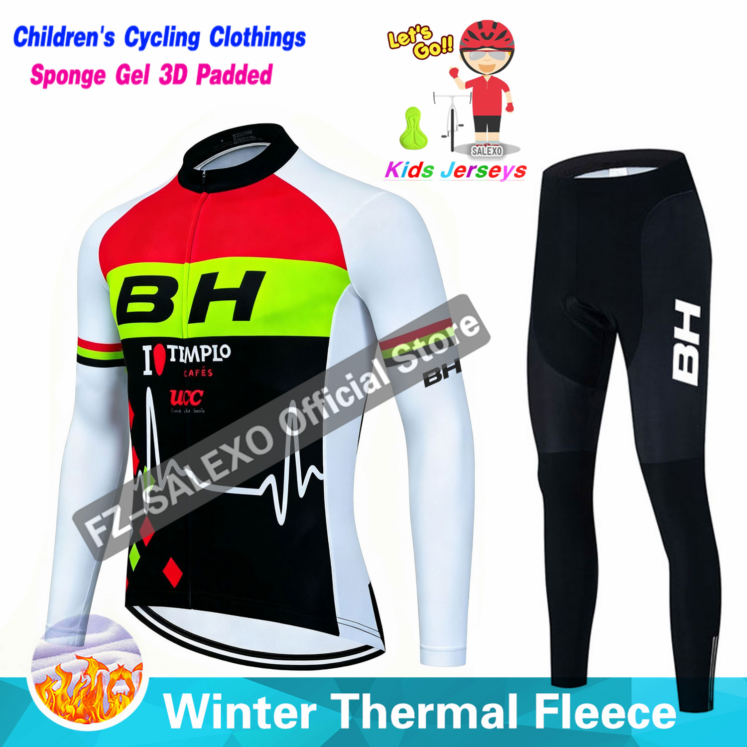 BH 2027 Ensemble de cyclisme d - Winter Clothing Kids Sale avis et prix