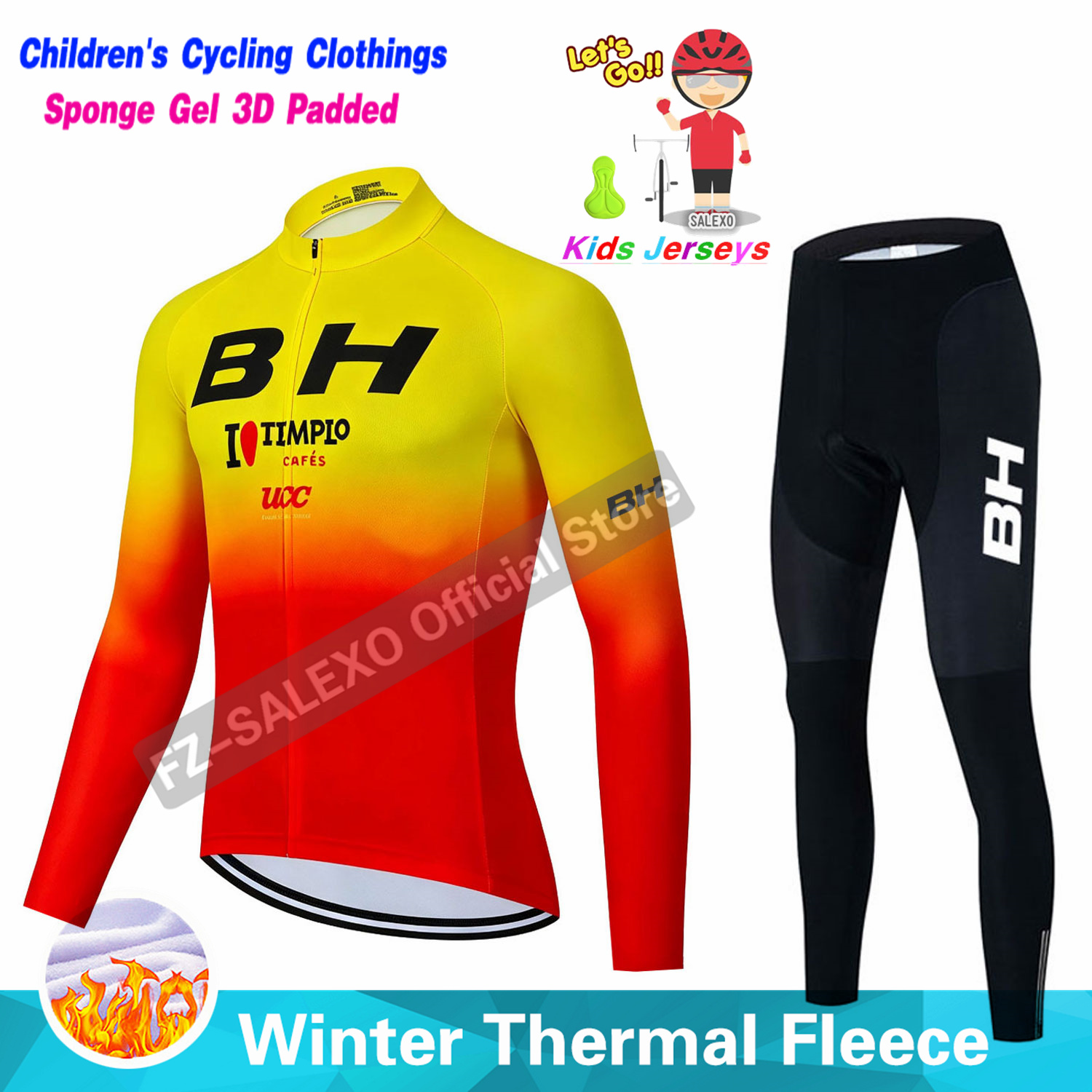 BH 2027 Ensemble de cyclisme d - Winter Clothing Kids Sale avis et prix