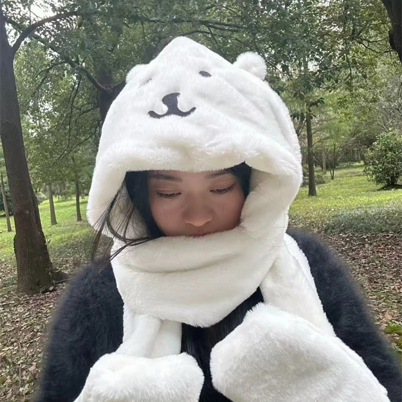 Chapeau à capuche épais en pel - Winter Clothing Accessories avis et prix