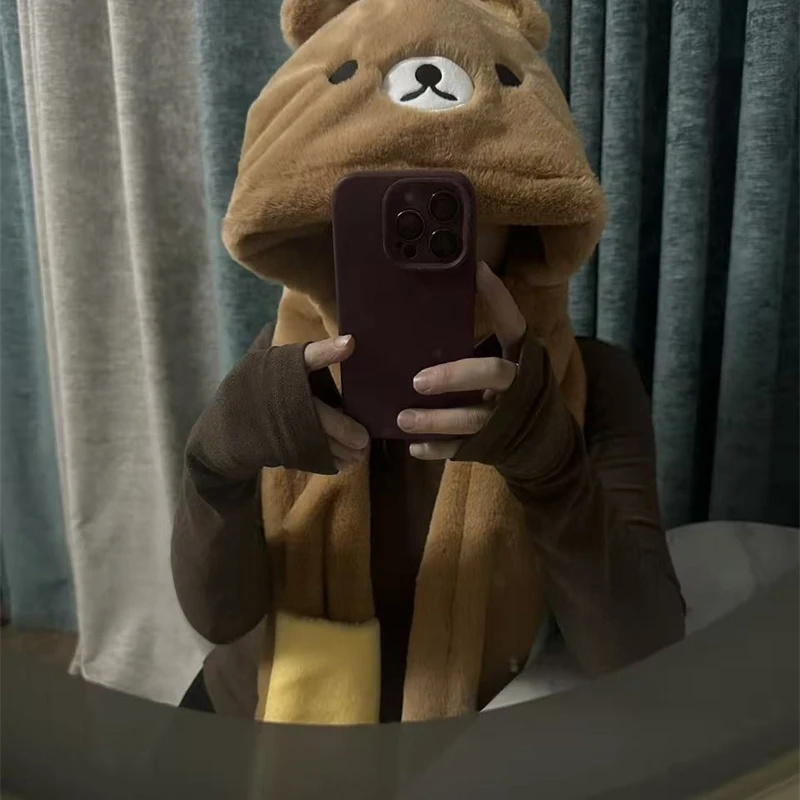 Chapeau à capuche épais en pel - Winter Clothing Accessories avis et prix