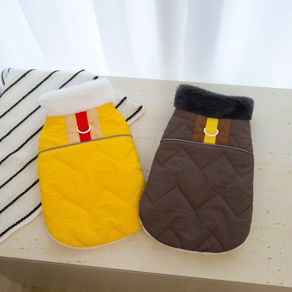 Veste d'hiver pour chien avec  - Winter Clothing In French avis et prix