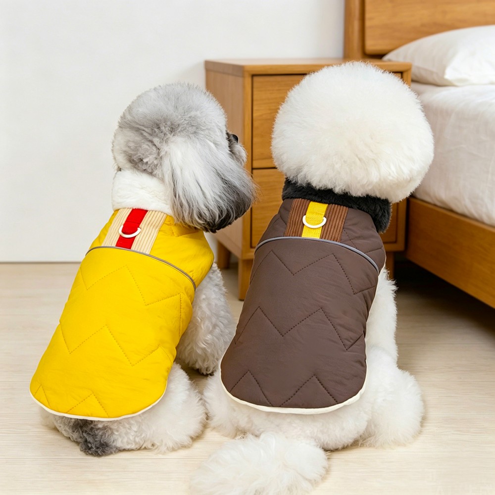 Veste d'hiver pour chien avec  - Winter Clothing In French avis et prix