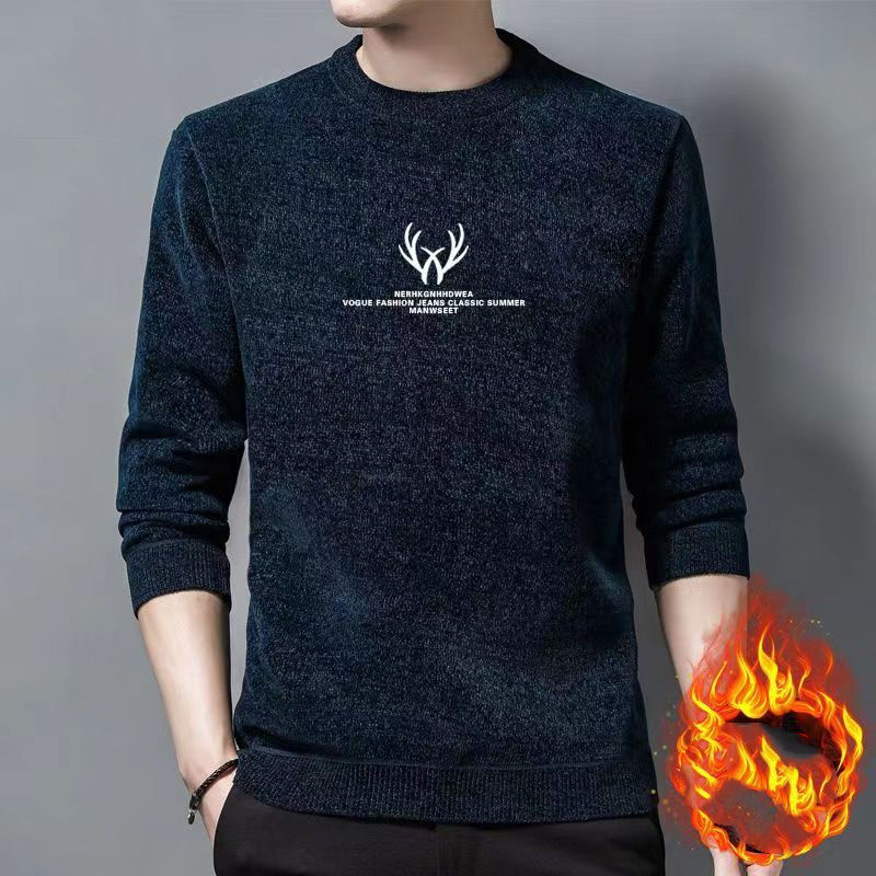 Pull à col rond pour hommes, p - Winter Clothing Men Style avis et prix