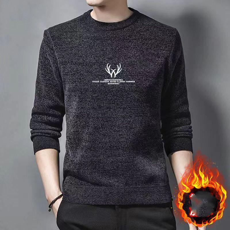 Pull à col rond pour hommes, p - Winter Clothing Men Style avis et prix