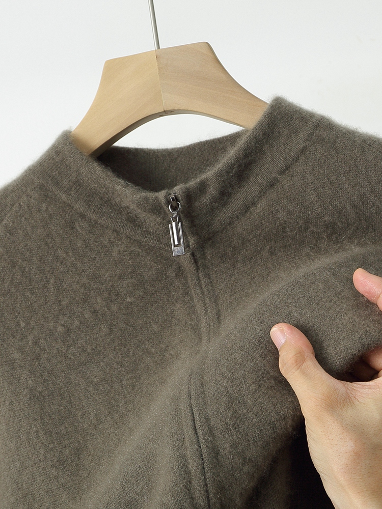 Cardigan zippé 100 % laine mér - Winter Clothing Men Style avis et prix
