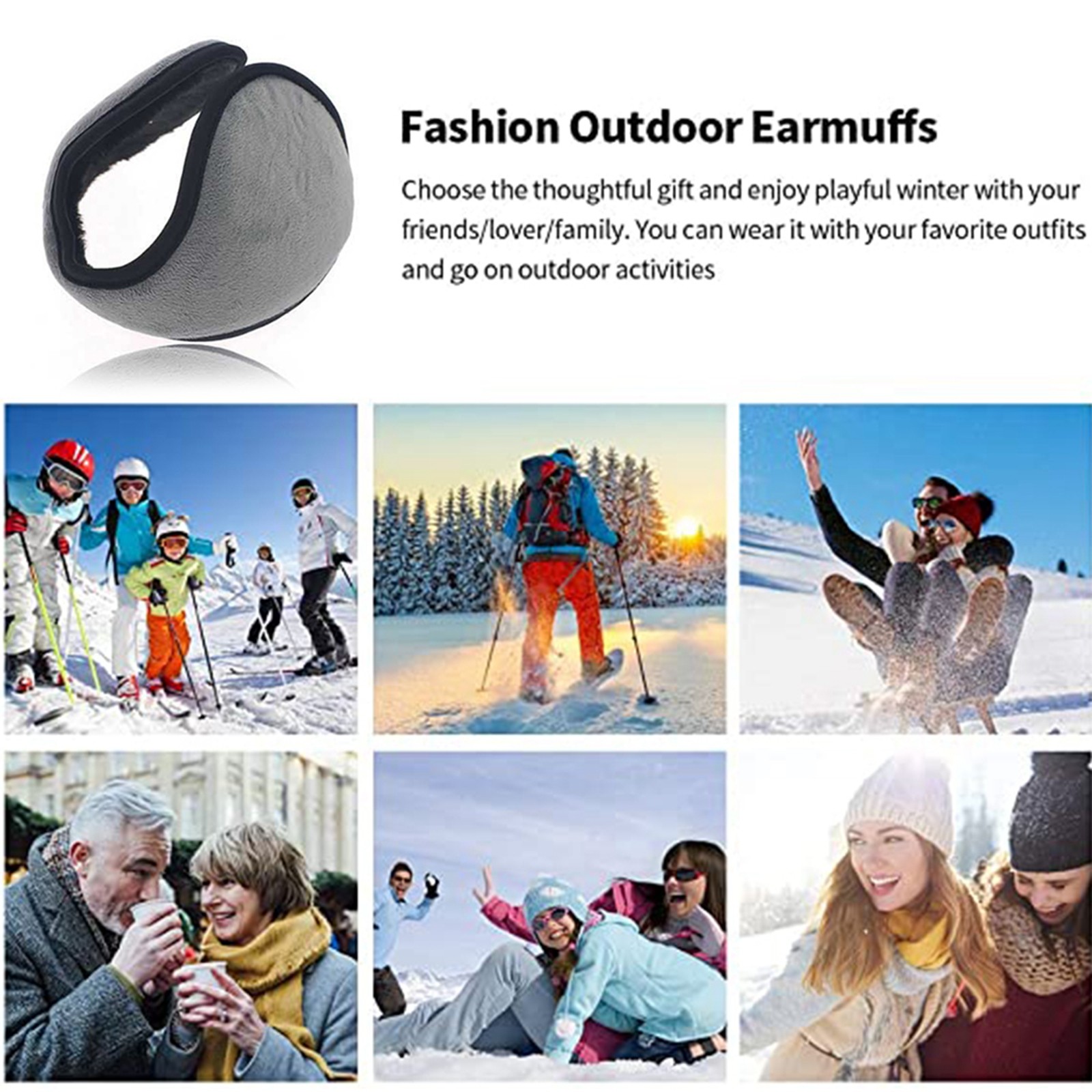 Cache-oreilles d'hiver chauds  - Ear Muff Foldable avis et prix